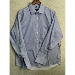 Donald J. Trump Dress Shirt Mens 16.5 L Striped French Cuff Signature Collection